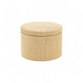 59 x 44 mm Birch Wood Round Trinket Box - Prim XL