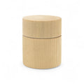 60 x 70 mm Birch Wood Round Trinket Box - Mevra XL